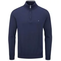 Oscar Jacobson Men's Waldorf Pin 1/2-Zip Golf Sweater -Deals Clothing Store 0070296 oscar jacobson mens waldorf pin 12 zip golf sweater