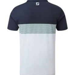 FootJoy Men's Colour Block Pique Golf Polo Shirt -Deals Clothing Store 0075005 footjoy mens colour block pique golf polo shirt
