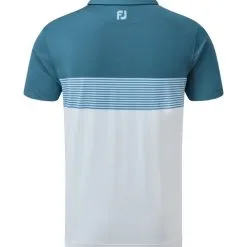 FootJoy Men's Colour Block Pique Golf Polo Shirt -Deals Clothing Store 0075007 footjoy mens colour block pique golf polo shirt