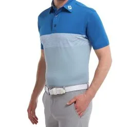 FootJoy Men's Colour Block Pique Golf Polo Shirt -Deals Clothing Store 0075012 footjoy mens colour block pique golf polo shirt