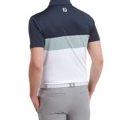 FootJoy Men's Colour Block Pique Golf Polo Shirt -Deals Clothing Store 0075013 footjoy mens colour block pique golf polo shirt